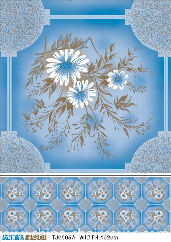 Cheap White Opaque PVC Printed Tablecloth